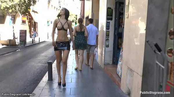 Nude mounds fuckslut ambling in public