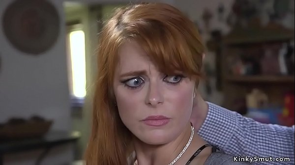 Big donk red-haired in fishnets anal invasion bondage & discipline banged