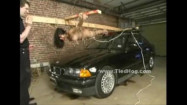 Blonde honey with big tits restrain bondage