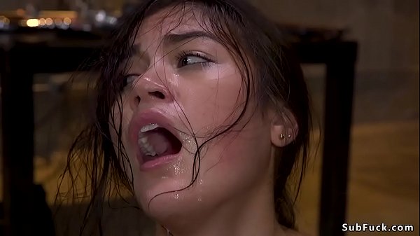 Hairy fuckslut ass fucking banged in b. restrain bondage