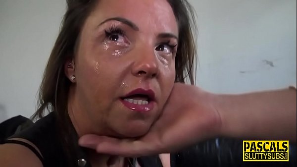 Manacled cougar enslaved throated for spunk