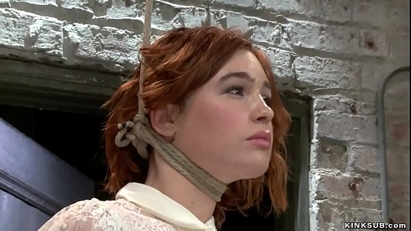 Tied mega-slut is made sitting on electro-hitachi