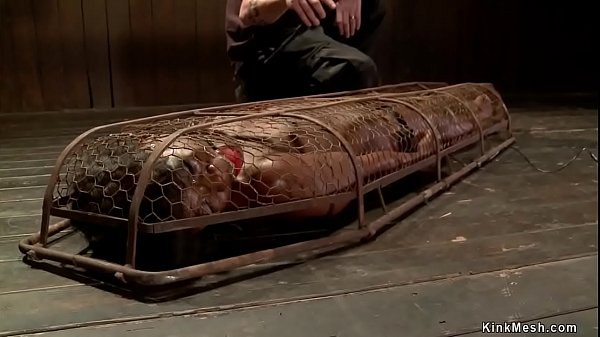 Black in back arch restrain bondage fisted