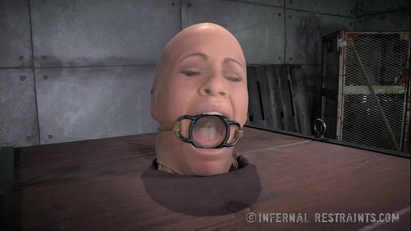 Buxomy MILF Orgasmed In Device Restrain bondage