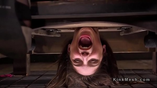 Strapped marionette flagellated and ass fucking pounded