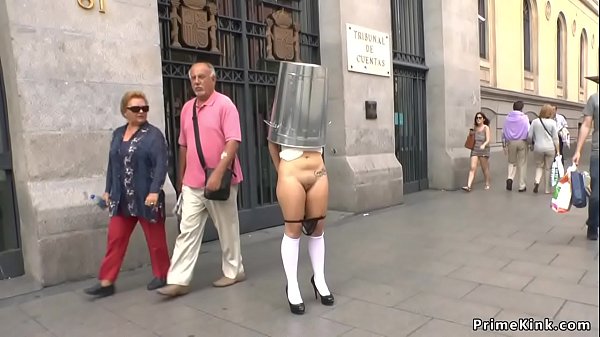 Spanish gimp naked d. in public