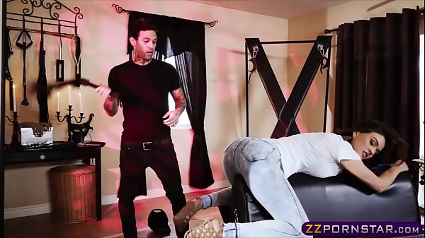 MILF messing around her BDSM playthings and gets a rough fuck