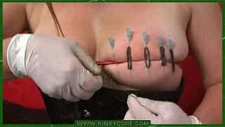 Self with lengthy needles