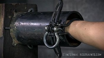 Chesty MILF Orgasmed In Device Restrain bondage