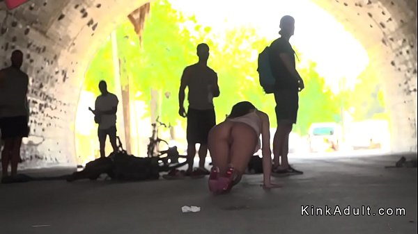 Master bangs two subs in public