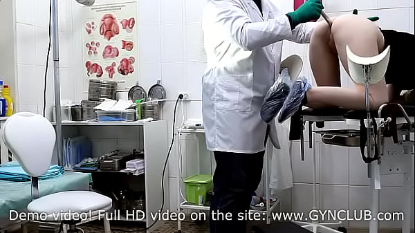 Exelent orgasm on gynecology tabouret