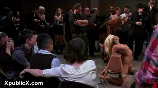 Blonde defenseless sadism & masochism honey double penetration fucked in public