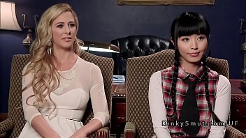 Student penalized with rectal intercourse in threesome bondage & discipline