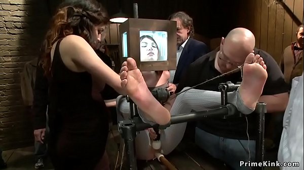 Sandy-haired and blonde subs public banged