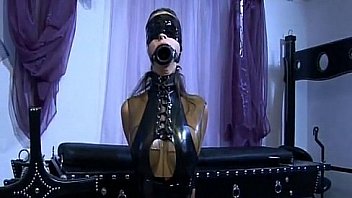 Attractive victim female getting tied up