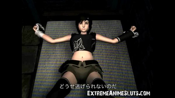 3D Ogre on Tied Up Female!