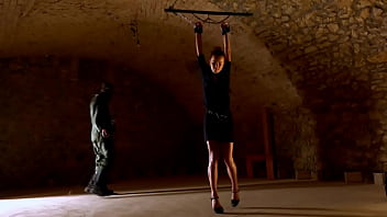 Slender and supah sporty Katerina Doda attempts restrain bondage and getting whipped