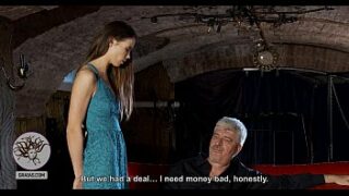 Lean little mega-bitch thinks she can talk back to the Master
